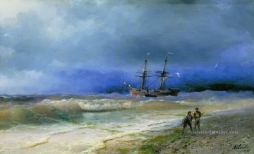  1895 Tableau - Ivan Aivazovsky surf 1895 Paysage marin